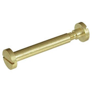 VITE GIUNZIONE MOBILI CANNOCCHIALE OTTONE - ORO LUCIDO MM 6 VITE M 5 MM 30- 50 pezzi