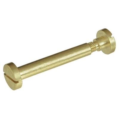 VITE GIUNZIONE MOBILI CANNOCCHIALE OTTONE - ORO LUCIDO MM 6 VITE M 5 MM 30- 50 pezzi