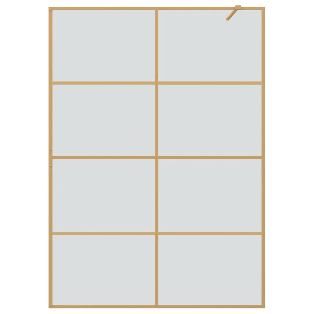 Parete Doccia Walk-in Oro 140 x 195 cm vetro temperato 42022061