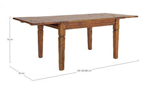 Tavolo Allungabile 120-160-200x90 cm Chateaux in Legno