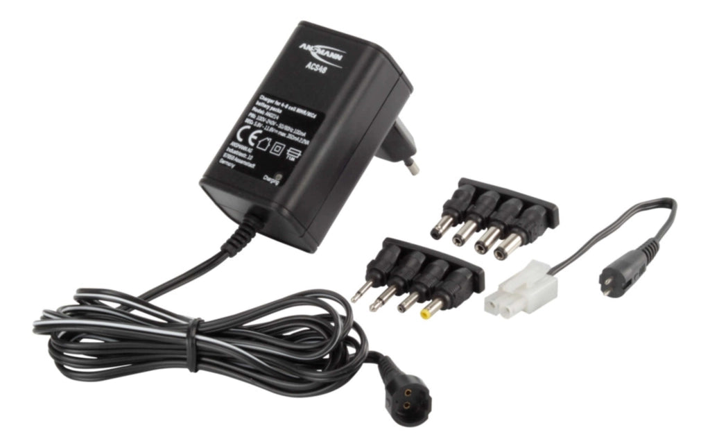 Caricabatterie Ansmann ACS48 per pacchi batterie NiMH/NiCd da 4 a 8 celle