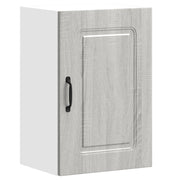 Pensile da cucina dal design moderno 40 x 31 x 60 cm spazioso contenitore in legno composito Sonoma grigio 02_0049976