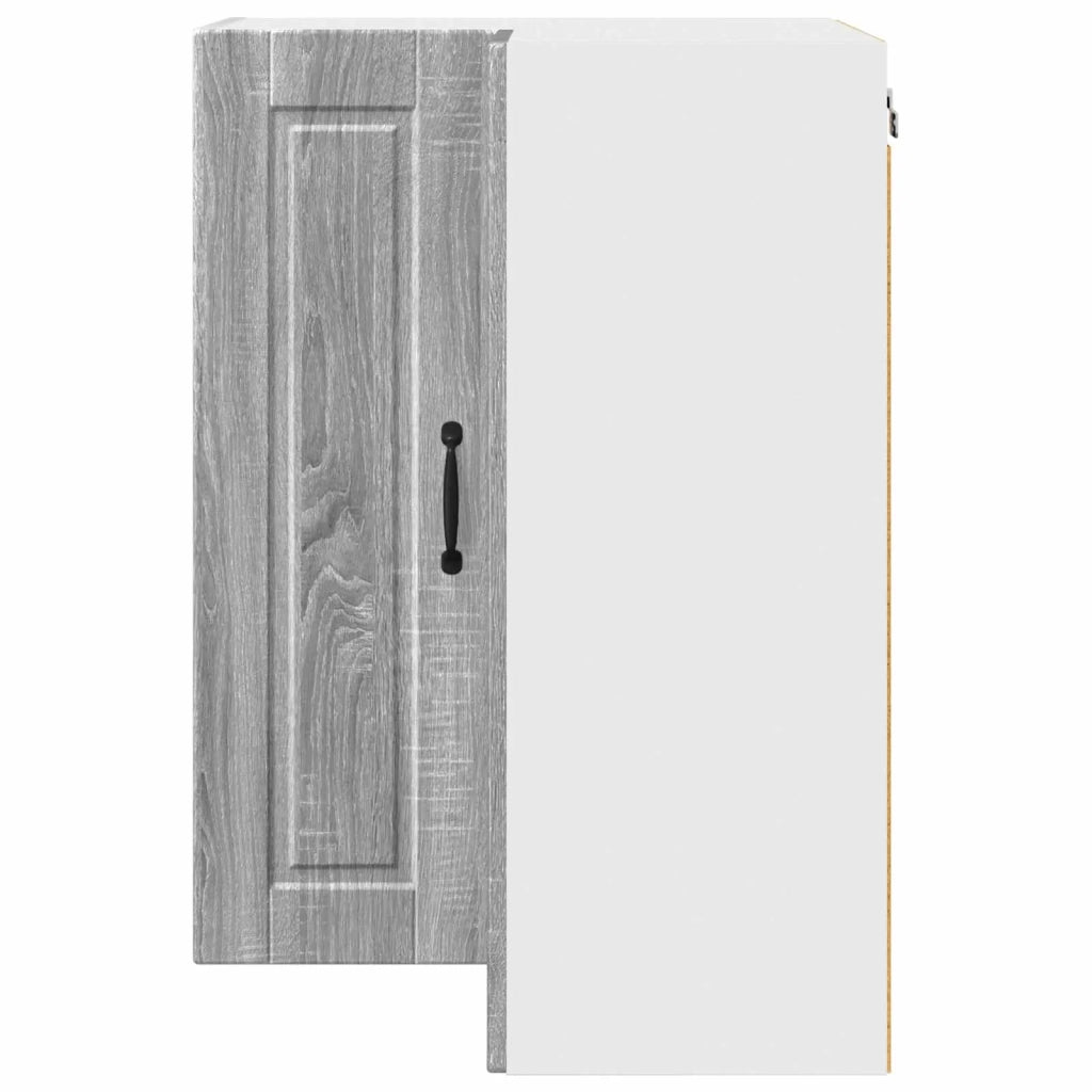 Pensile da cucina | Mobile angolare per parete PORTO Grigio Sonoma 57 x 57 x 80 cm