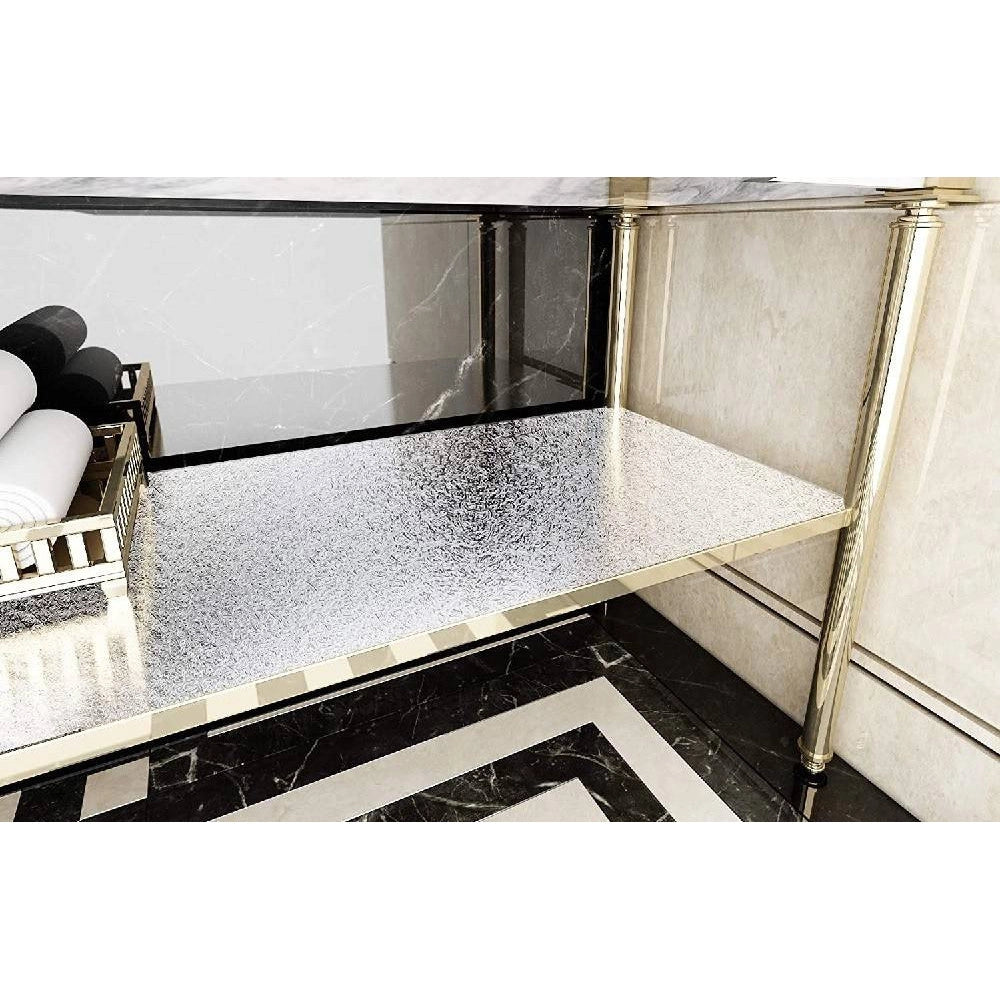 Trade Shop - Rotolo Adesivo Alluminio 40cmx3mt Per Cassetti Mobili Armadi Parati Cucina 70505 -