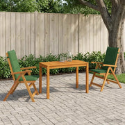 Set da pranzo da giardino 3 pezzi 3 pz Naturale 3434607