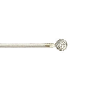 BASTONE METALLO D 20/17 120/210CM RICAMO AVOR/ORO- 6,0 pz