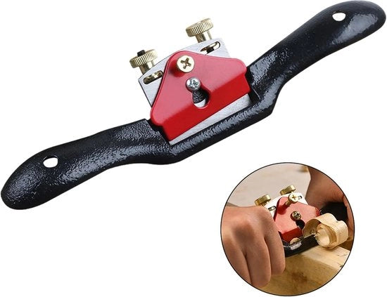Schaafmachine adattabile da 25 cm, macchina a mano per lavori di carpenteria, lavorazione del legno, schiacciapersona, attrezzo per taglio e texture del legno | Strumenti per lavorazione del legno