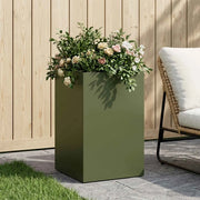 Vaso da giardino Verde Oliva 40 x 40 x 50 cm 8005364