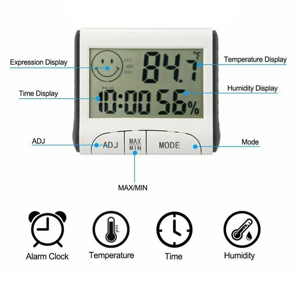 Ista Digital Alarm Thermometer - termometro più igrometro per acquari e terrari