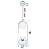 Lampada G134-2cp Gold