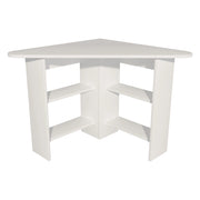 Mamette, Scrivania Angolare, 80x80x74h cm Bianco