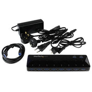 Startech.com hub usb 3.0 a 10 porte di ricarica e sincronizzazione - 2 porte x 1,5 amp - ST103008U2C