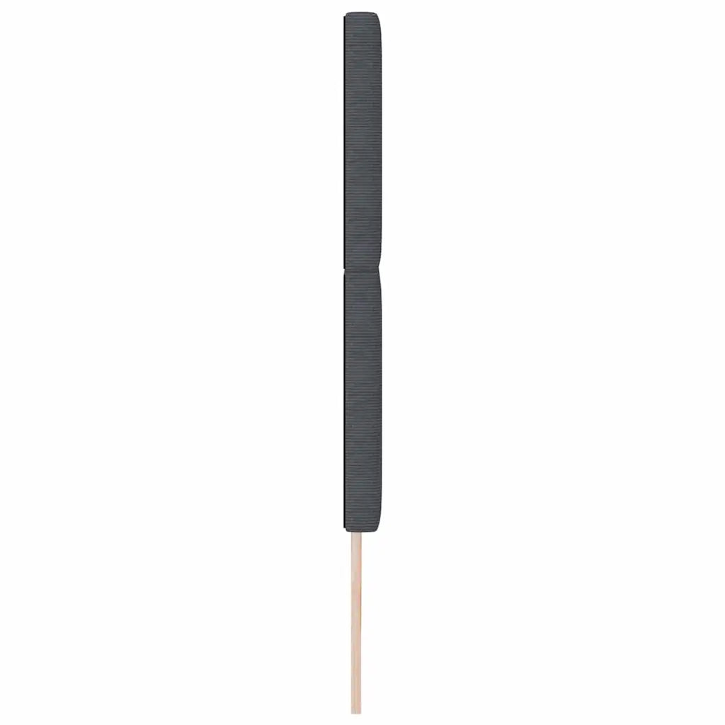Testiera LED con testiera Grigio scuro 180 cm Tessuto in Cords 3338335