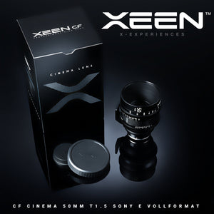 XEEN CF Cinema 50mm T1.5 Sony E full frame