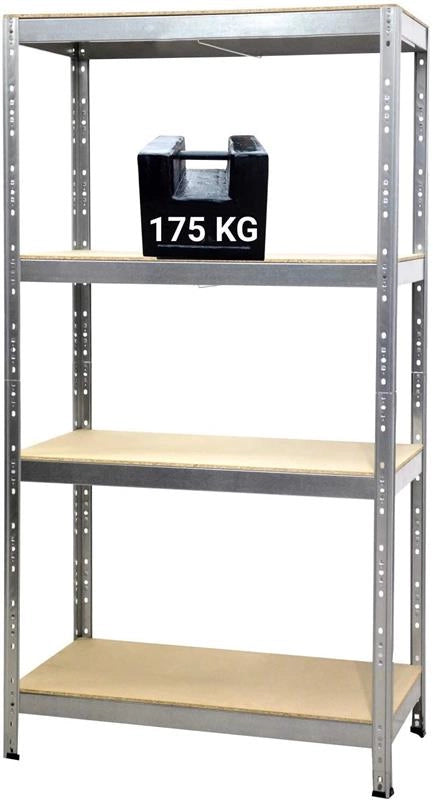 SCAFFALE IN METALLO JOKER 90 X 40 X H 174 CM 4 RIPIANI 175 KG A PIANO