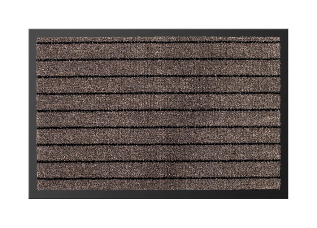 Tappeto Zerbino Entrata Ingresso Casa Esterno Interno Antiscivolo Asciugapassi Alaska - 40x60 - Marrone