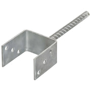 Picchetti per Recinzione 6 pz Argento 9x6x30 cm Acciaio Zincato CFW7580312