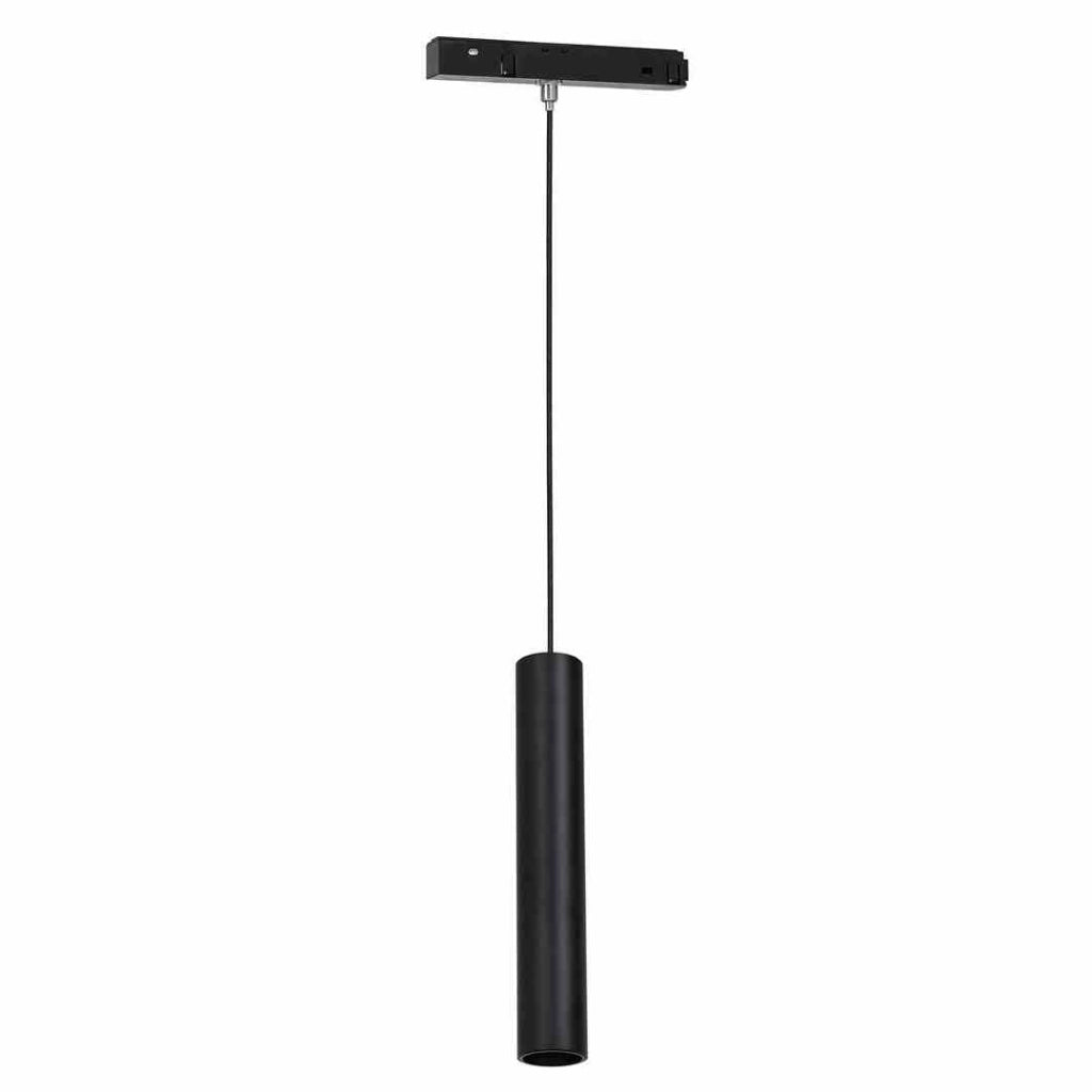 Sospensione spot binario magnetico 48V LED nero Milagro ML6629