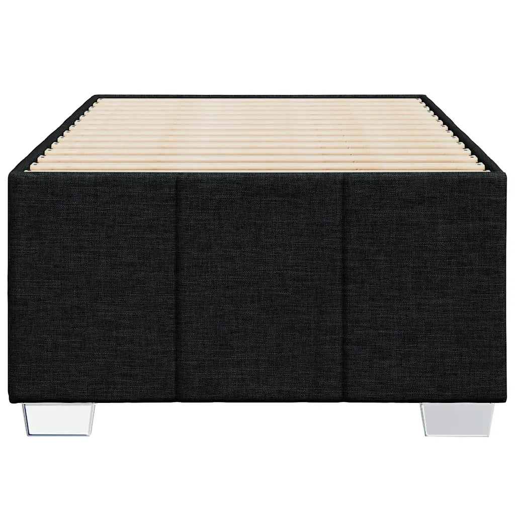 Giroletto senza Materasso Nero 100x200 cm in Tessuto 3284813