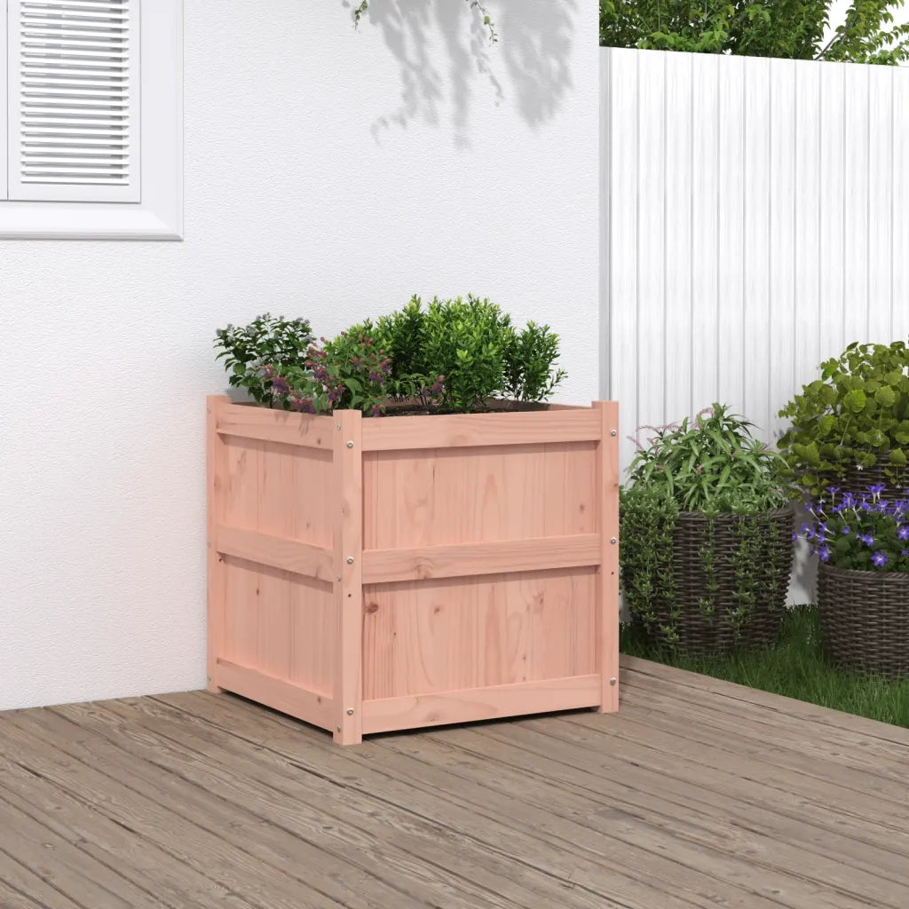 Fioriera da Giardino-Vaso da Esterno 60x60x60 cm in Legno Massello Di Douglas