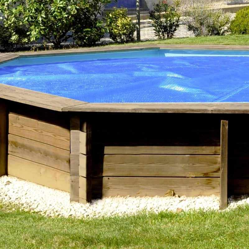 Copertura Isotermica a bolle BWT 280 gr/m² per piscine in legno BWT my POOL - Copertura Isotermica A Bolle Bwt 280 Gr/m² Per Piscine In Legno Bwt My Pool Modelli Tropic, Weva E Odyssea +840 Ottagonali - 7,89 X 4,35 M Dimensione piscina: 5.00 X 2.00 m