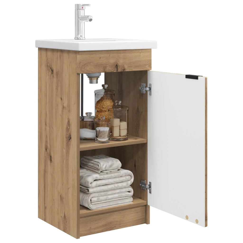 Mobile da bagno con lavabo Rovere Artigianale 42 x 40 x 84,5 cm