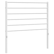 Testiera | Testata di Ricambio in Metallo Bianco 100 cm