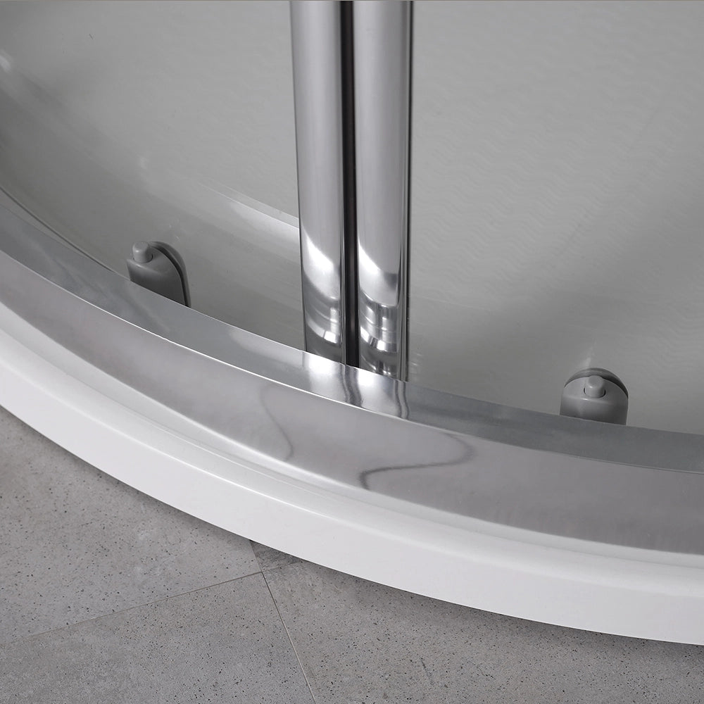 Box doccia semicircolare 80x80 trasparente