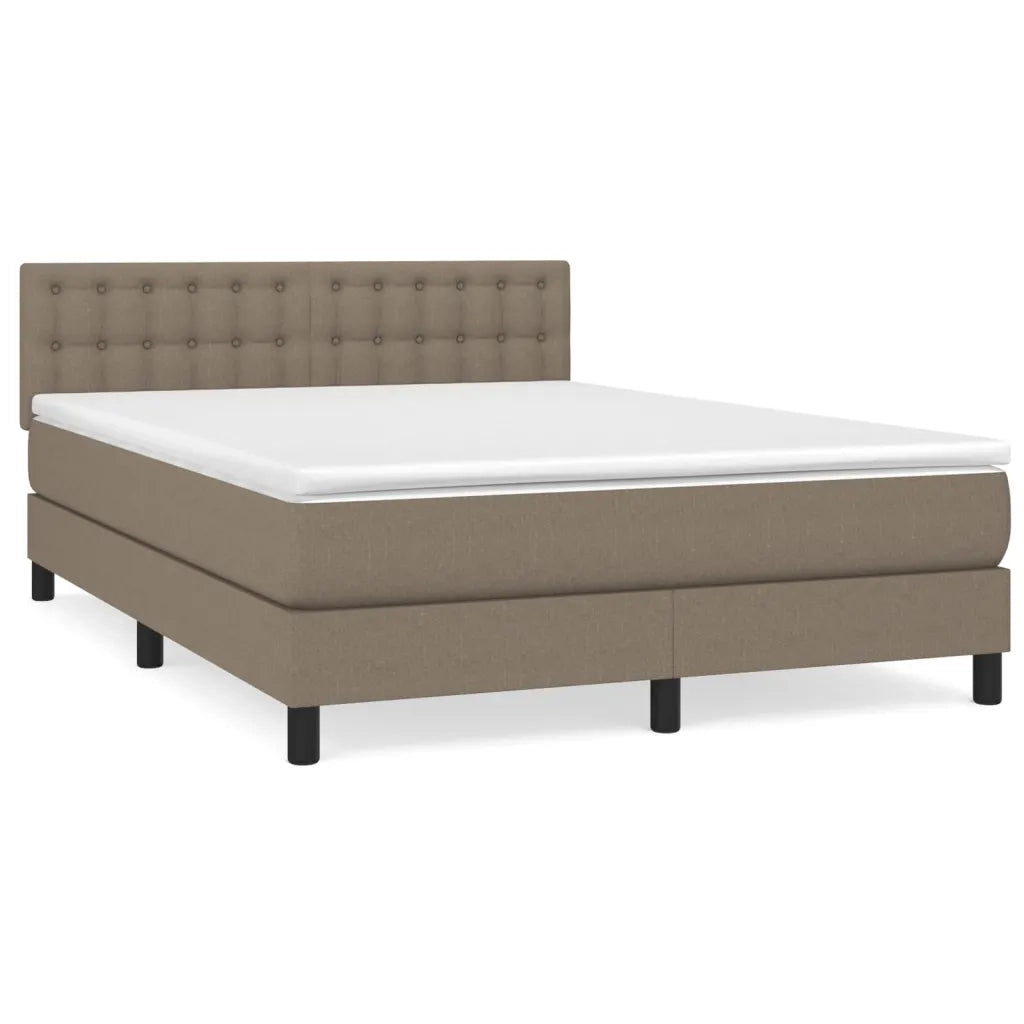 Giroletto a Molle con Materasso Tortora 140x190 cm in Tessutocod mxl 123461