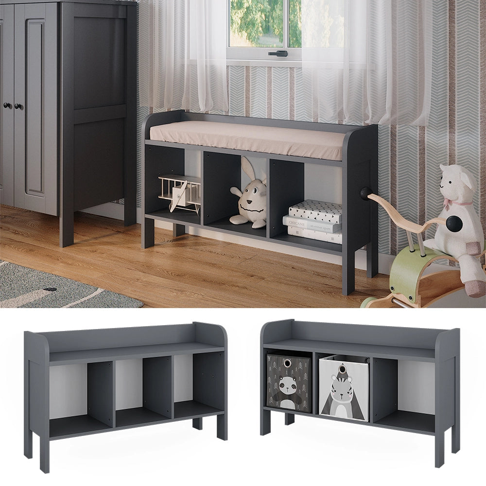 Vitalispa Scaffale per bambini Grigio 107.2 x 63.8 cm