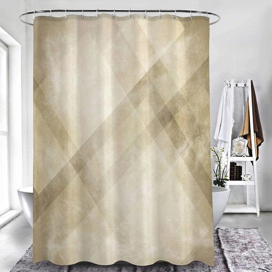 Douchegordijn in Marmo 180 x 200 cm - Resistente alla Muffa e Impronte d'Acqua - Adatto per Bagno e Docce