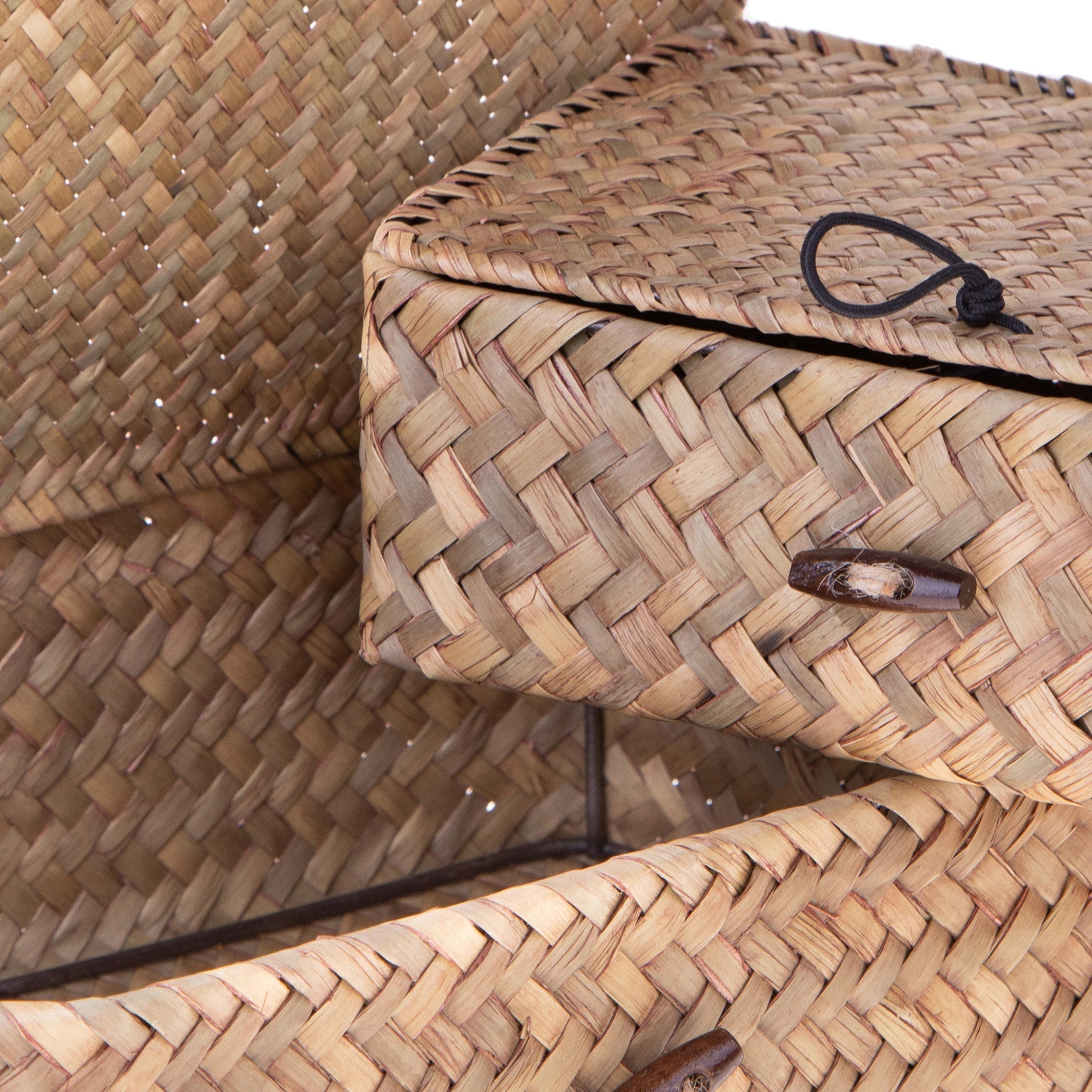 Set 2 Scatole con Coperchio 23 20 cm