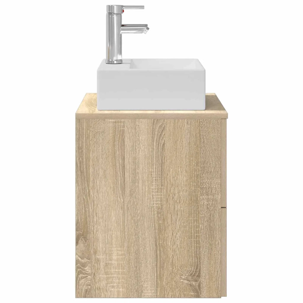 Mobile Lavabo da Parete Rovere Sonoma 49,5 x 41 x 62,5 cm 890280
