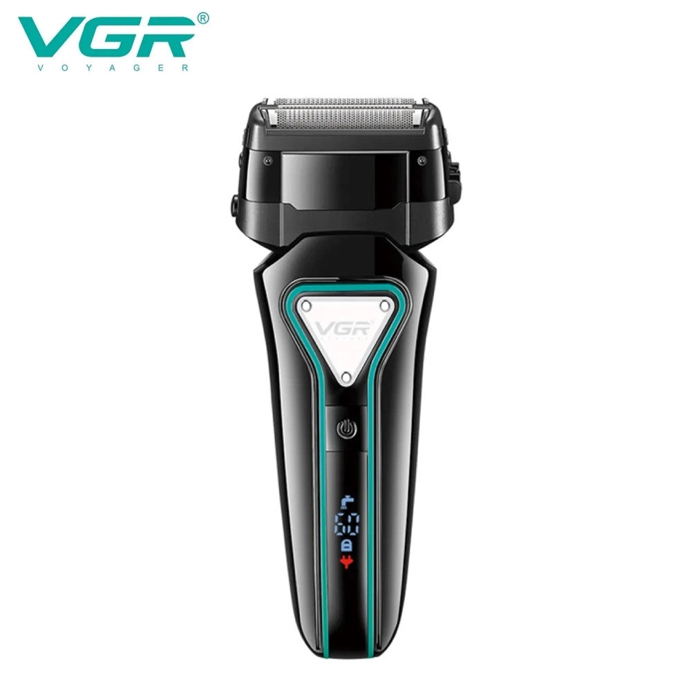 Trade Shop - Vgr V-333 Foil Shaver Rasoio Professionale Barber Trimmer Rasatura Zero - Nero