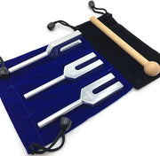 Set di Campane di Tuning 4096Hz con Suono Meraviglioso per Terapia del Suono con Copertura di Tessuto e Martello