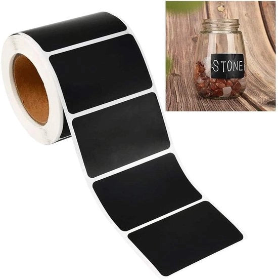 Etichette per lavagna autoadesive - 300 pezzi - Etichette acqua resistenti - Etichette per lavagna - Per contenitori di erbe e vasi di vaso - 5,5 x 3,5 cm