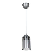 Lampada da soffitto Optical ASZ1027 con paralume in plastica fumè H67xL10.5