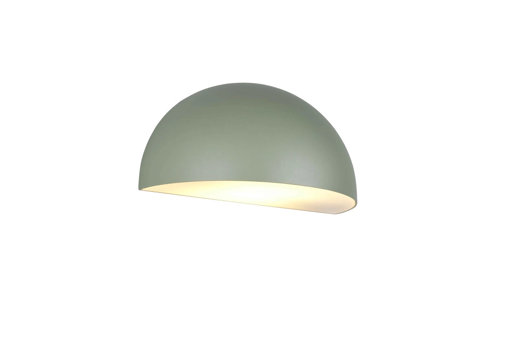 Applique da esterno, metallo, verde, L 27 cm, Maas