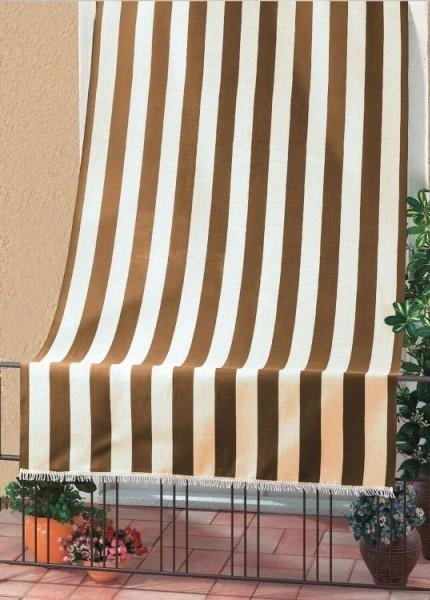 MEDITERRANEA TENDA DA SOLE 140 X 300 BIANCO/TORTORA