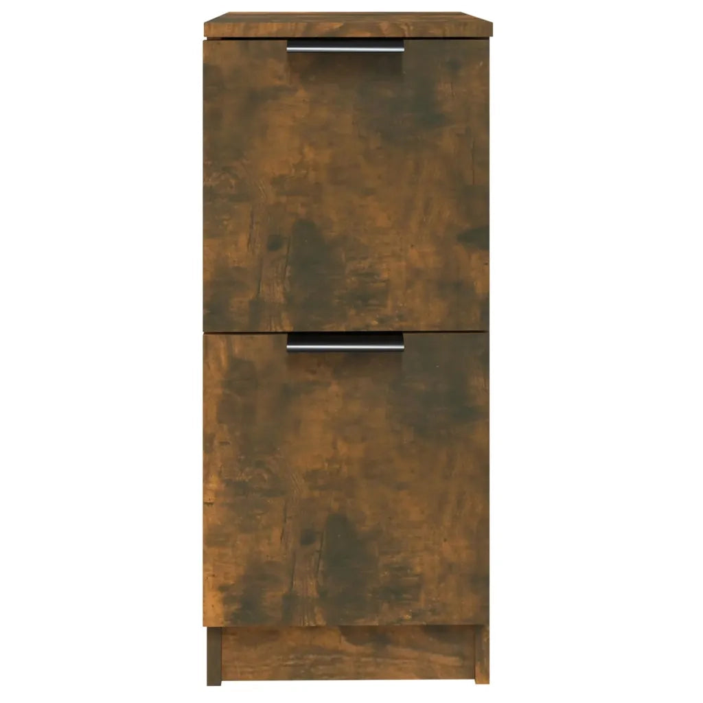 Credenza Rovere Fumo 30x30x70 cm in Legno Multistrato 817018