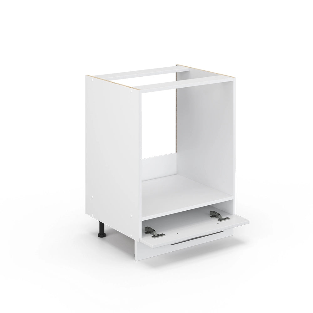 Mobile per forno da incasso Fame-Line Bianco lucido/Bianco 60 cm, PL Antracite Vicco