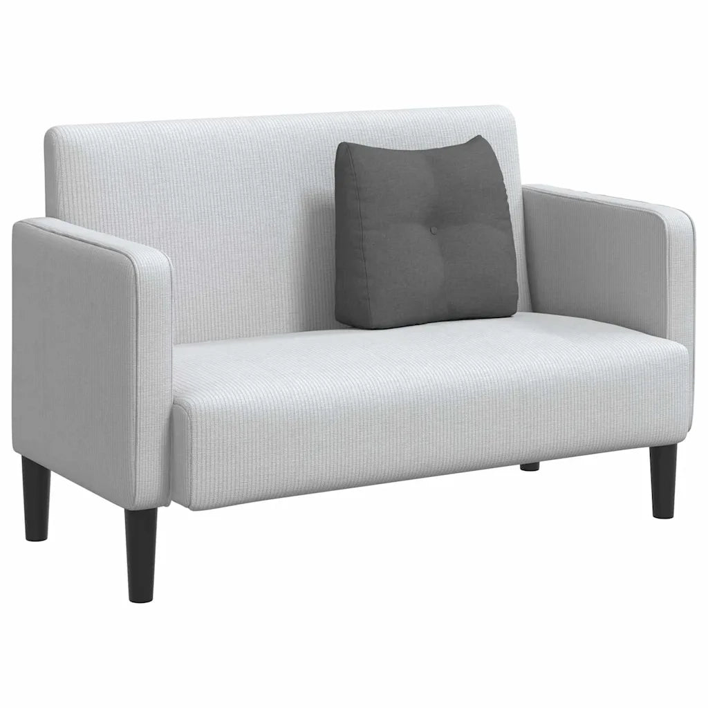 Cuscino per Schiena Grigio scuro 45 x 24 x 50 cm Tessuto 42014355