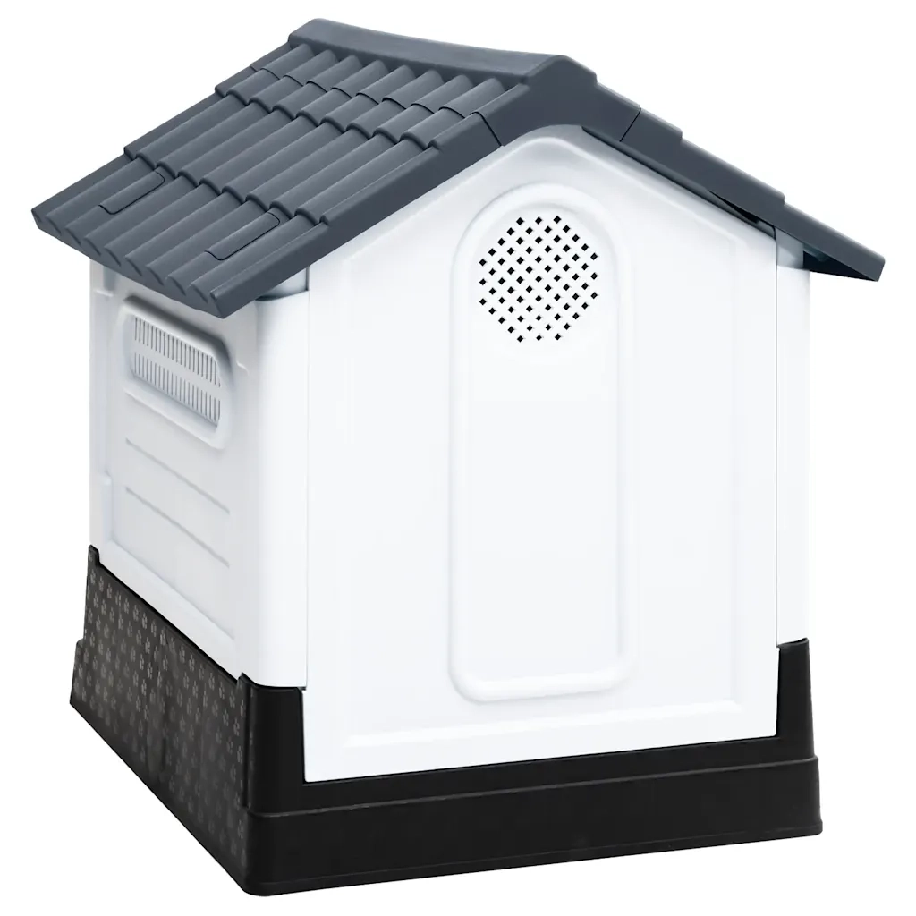 Casetta per Cani Grigia 57x68x66 cm in Polipropilene cod mxl 65722