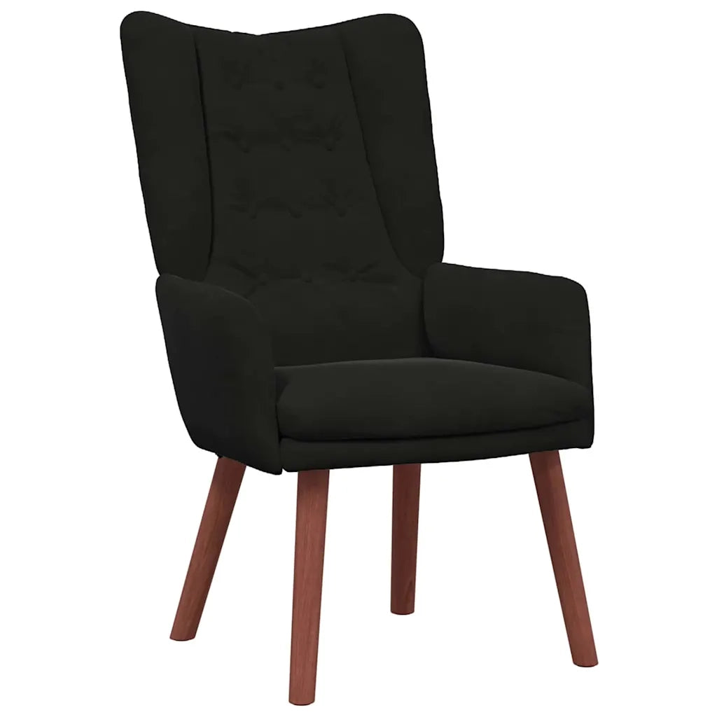 Divano Sedia-Poltrona-Poltroncina Nero 63 x 67 x 94 cm Velluto 295389