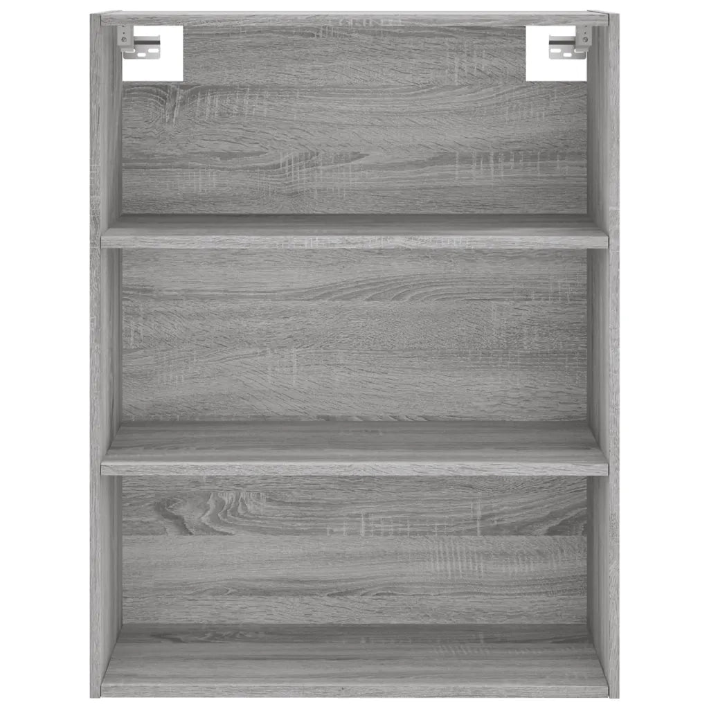 Credenza Grigio Sonoma 69,5x34x180 cm in Legno Multistrato 3189491