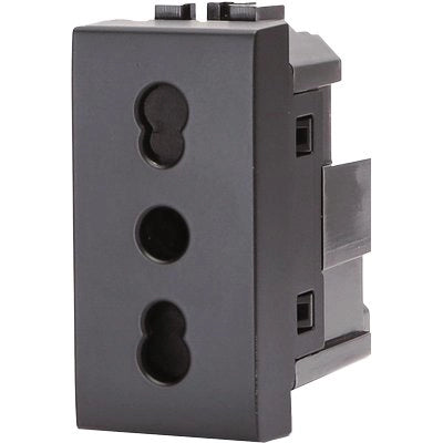 PRESA ABL - NERO VOLT 250 A 10/16 2P+T- 8 pezzi