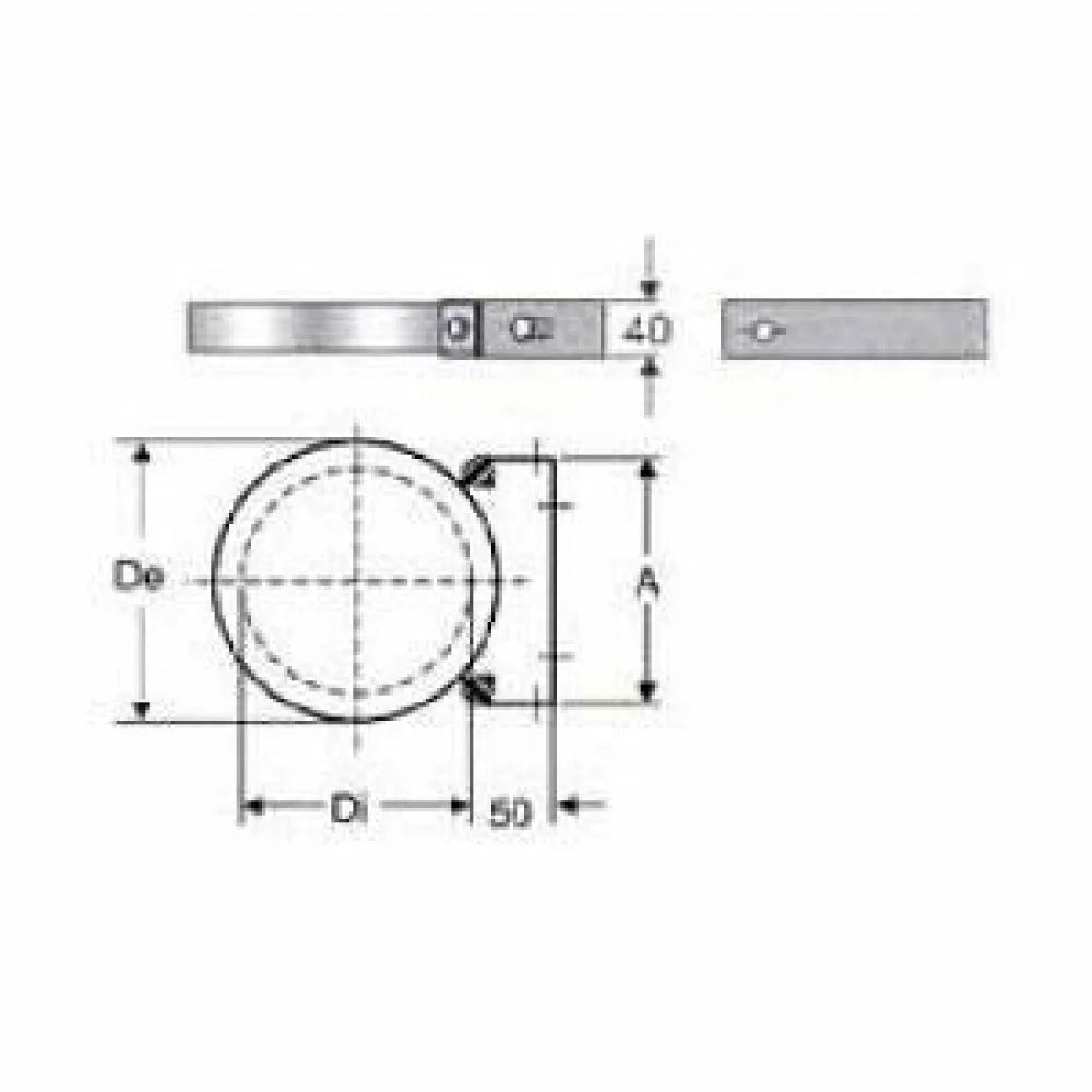 Inox doppia parete aisi 316 fasc etta murale d.250 300