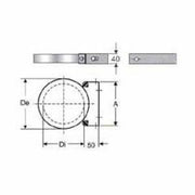 Inox doppia parete aisi 316 fasc etta murale d.250 300