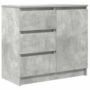 Credenza | Madia | Buffet da pranzo | Armadio da pranzo con Cassetto Grigio Cemento 71x35x65 cm in Truciolato