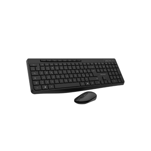 KIT TASTIERA E MOUSE WIRELESS LOW PROFILE E TASTI FUNZIONALI VULTECH KM-841W 1600DPI REGOLABILI 2,4GHZ